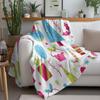 TU Soft Throw Blanket Cozy Flannel Fleece Warm Decorative Home Bedding Living Room Dorm Decor Gifts