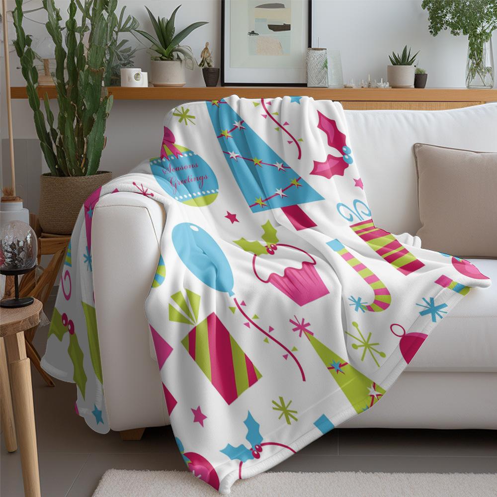 TU Soft Throw Blanket Cozy Flannel Fleece Warm Decorative Home Bedding Living Room Dorm Decor Gifts