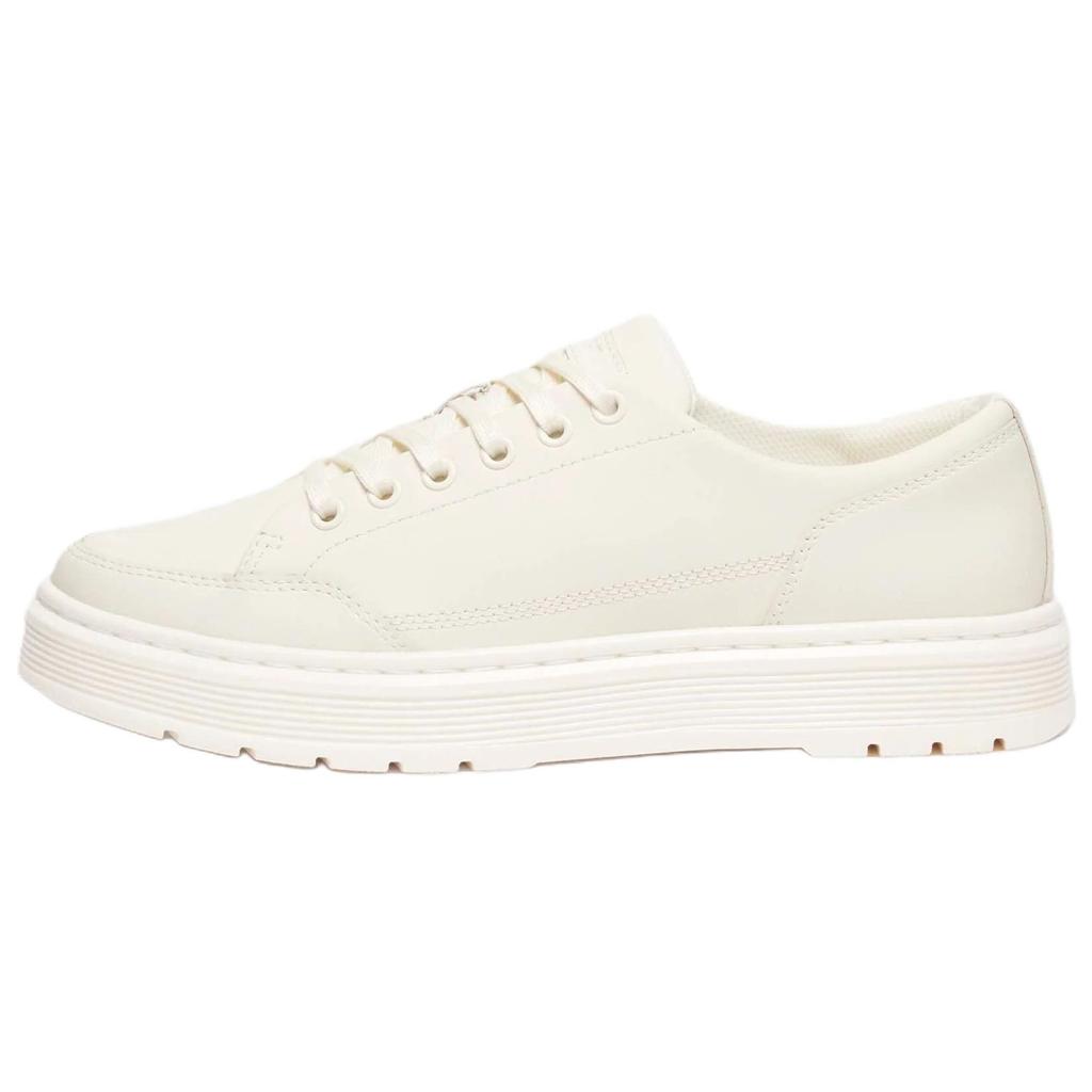 Dr. Martens Brookline Leather Fashion Casual Durable Low-Top Shoes Unisex sneaker Off-White 41542100
