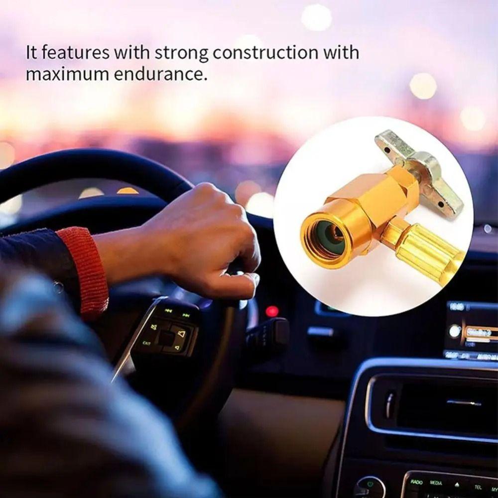 Adapter Refrigerant Recharge Kit Manometer Car Conditioning Kit  Freon Refilling