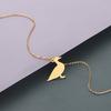 Kinitial Stainless Steel Duck Charm Necklaces Animal Jewelry Cute Bird Pendant Necklace For Women Girl Birthday Gift Wholesale