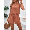 Damen Europäisches Lässiges Mode Zweiteiliges Set Ärmelloses Tanktop Und Shorts