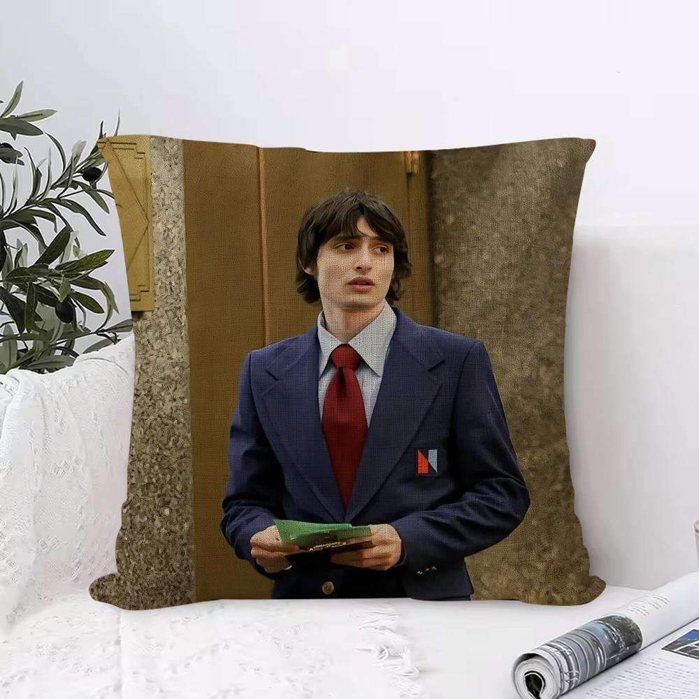 Custom F-Finn Wolfhards Cushion Cover Breathable Linen Pillow Cover Skin-Friendly Home Decor Pillowcase With Hidden Zipper