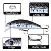 Pięciokolorowa Długo Rzucana Tonąca Przynęta Minnow 7.5CM/11g z Grzechotką do Łowienia Okonia i Jazi