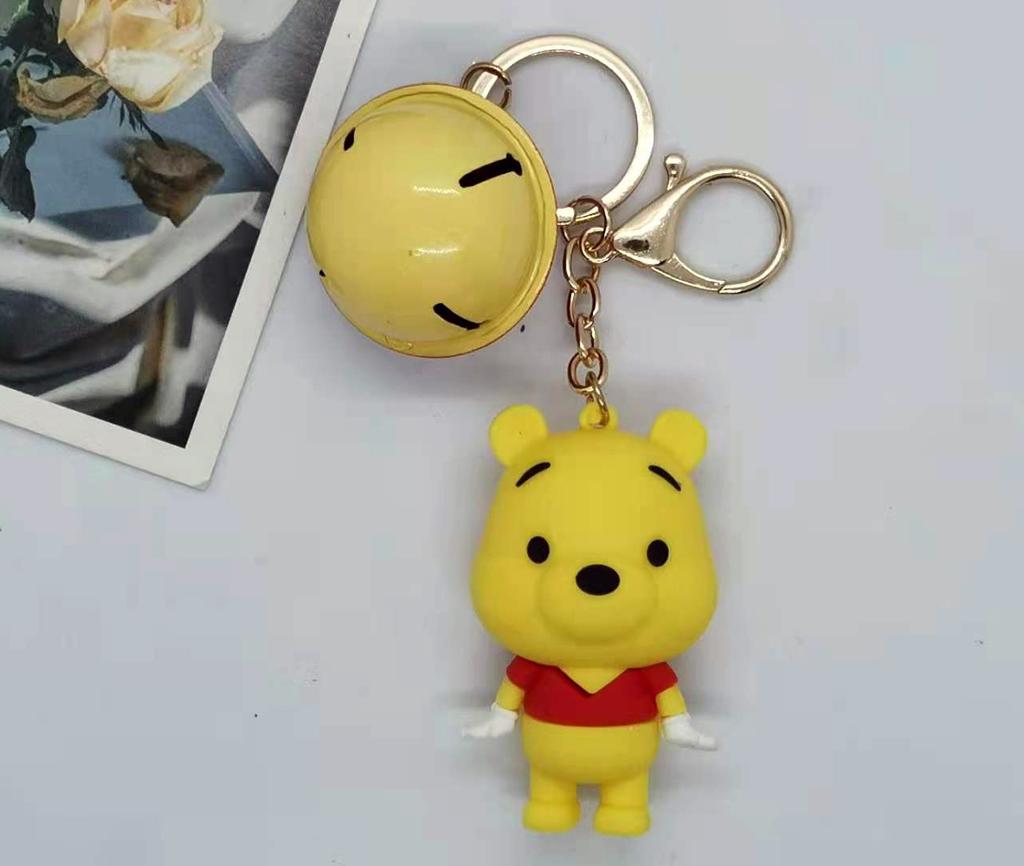 Creative Cartoon Cross Border Large Mickey Minnie Goofy Winnie The Bear Jumping Tiger Donald Duck Daisy Keychain Bag Y2k Fashion