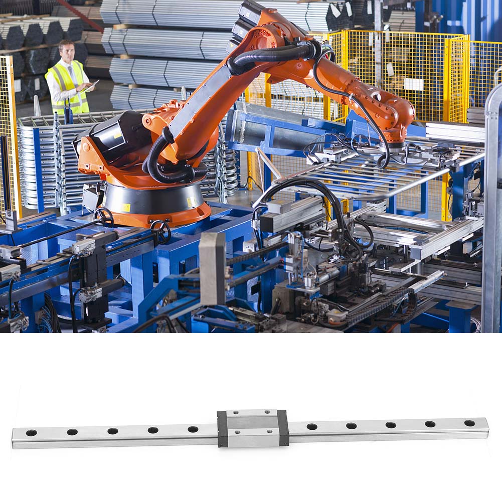 

MGN12H Black Miniature Linear Rail Guide12mm Width Slide Block (300mm)