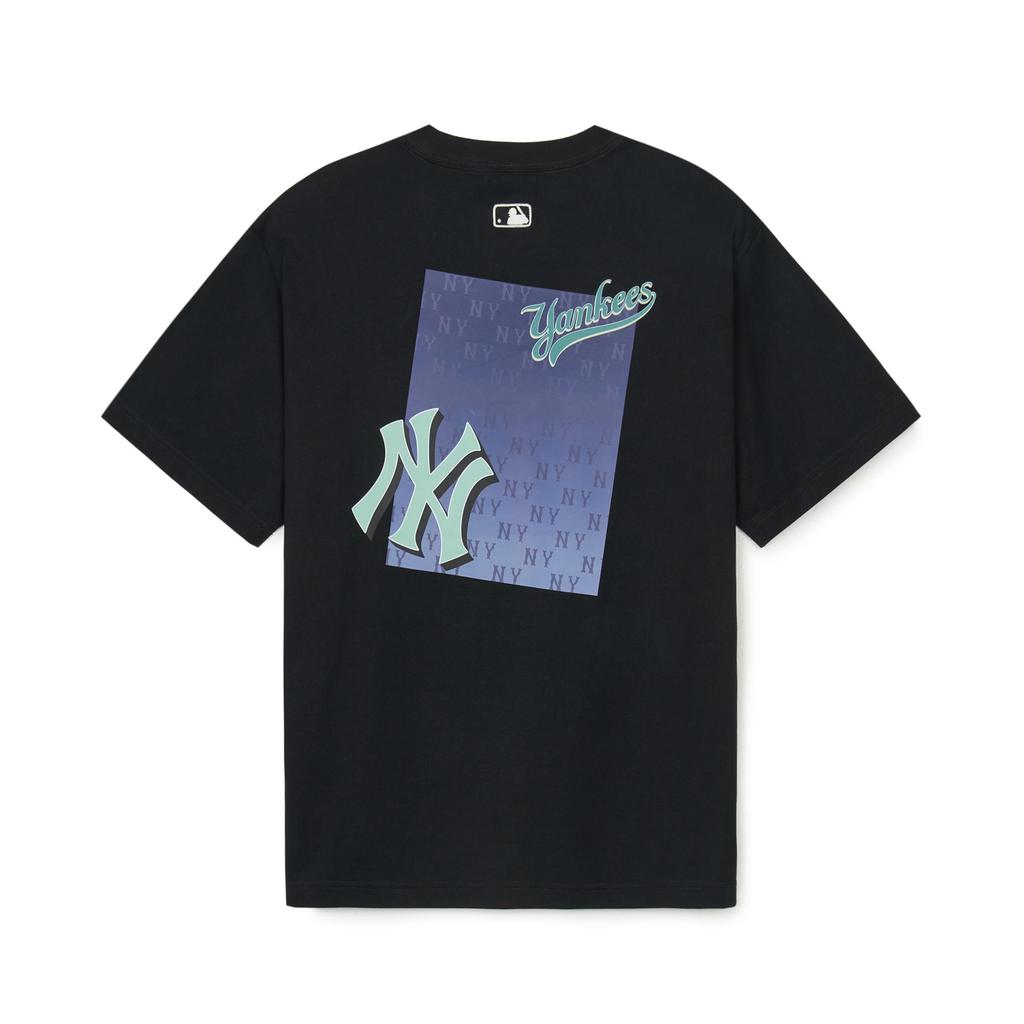 New MLB New York Yankees T Shirt Unisex Black 3ATSM0344-50BKS