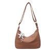 Bag women's new trendy versatile simple dumpling bag large capacity tote bag student shoulder messenger bag
