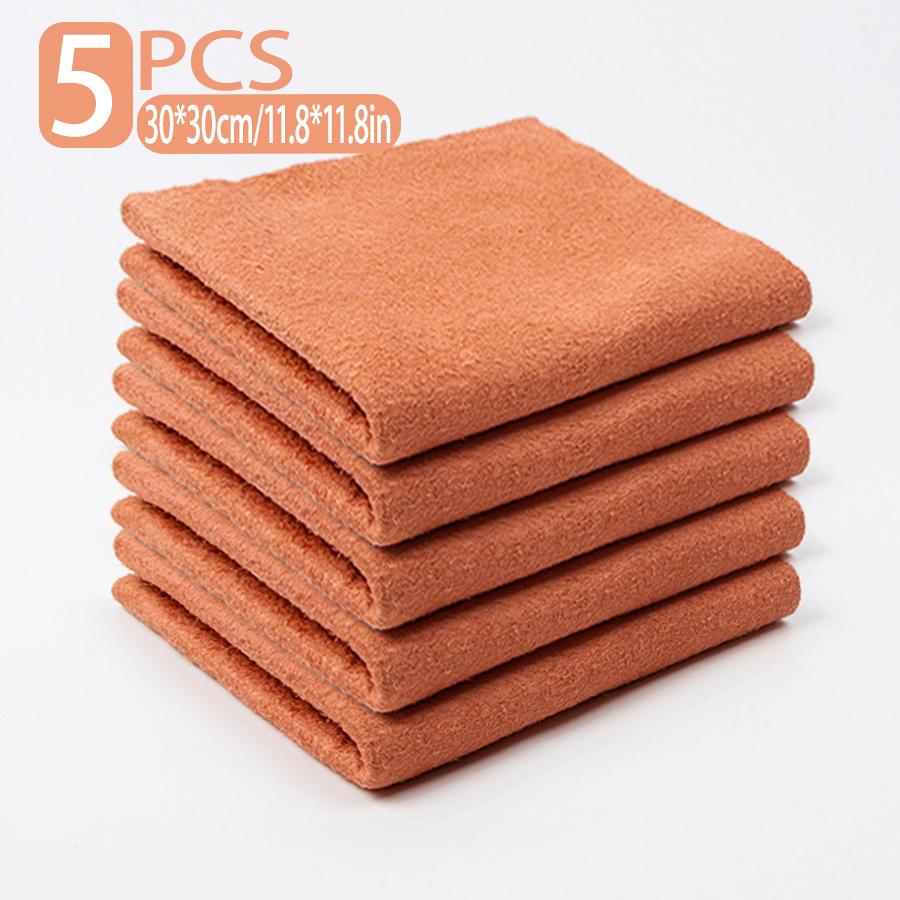 30cm Long absorbent cleaning cloth, multi-colored kitchen cloth, highly absorbent, easy to clean household wipes.
