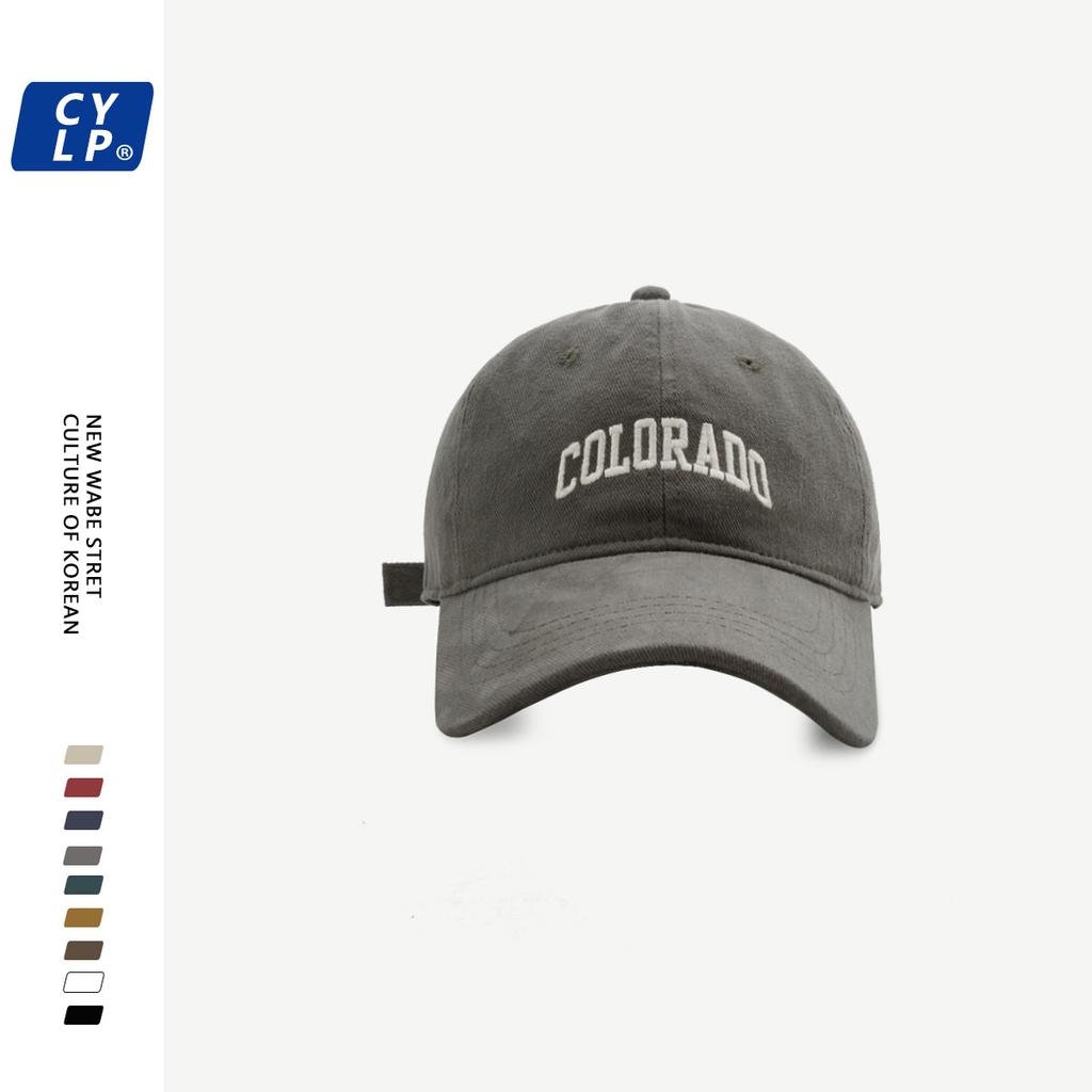 Hat Female Couple Street Tide Brand Letter Embroidery Baseball Cap Korean Version Cap Men