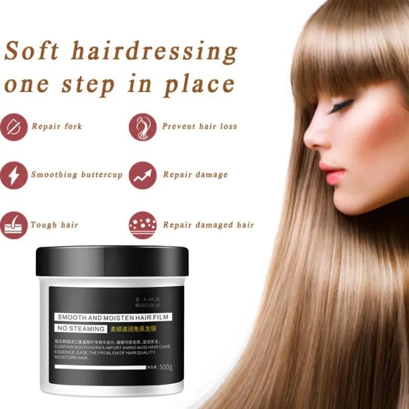 500g Magical Hair Mask 5 Seconds Repair Damage Frizzy Soft Smooth Shiny Hair Deep Moisturize Hair Treat Repair Hairs Scalp Care