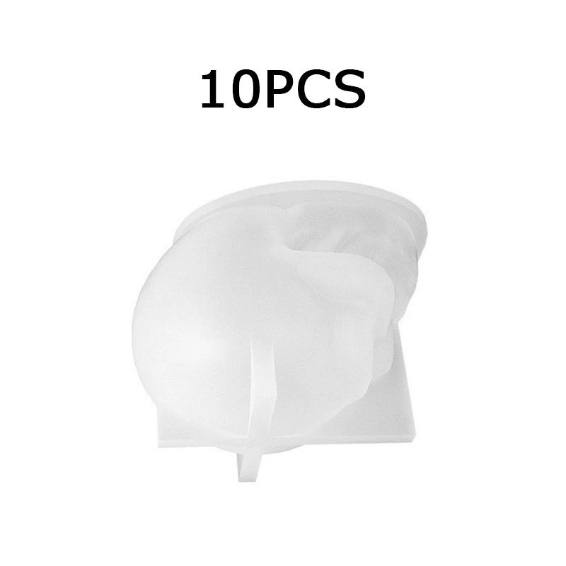 

WTEMPO Halloween Mini Skull Design Candle Silicone Molds Epoxy Resin DIY Small Skull Pendant & Keychain Making Molds Creative Handcrafts Molds 10pcs белый