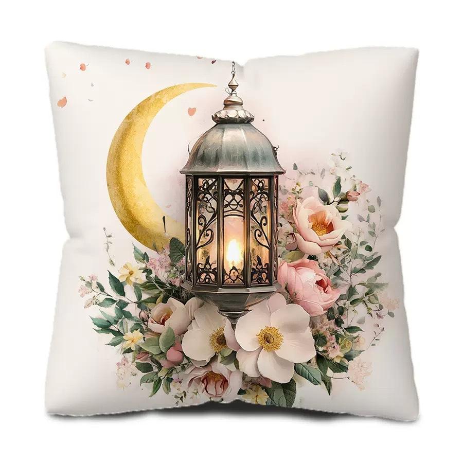 

Подушка с цветочным принтом «Новолуние», праздничная наволочка для диванной подушки, наволочка для спальной подушки 45 * 45Cm
