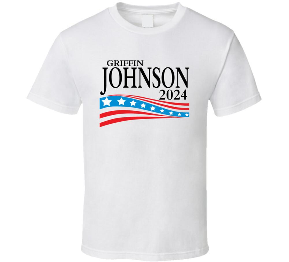 Griffin Johnson For President 2024 T Shirt Mens Womens Tees Top S
