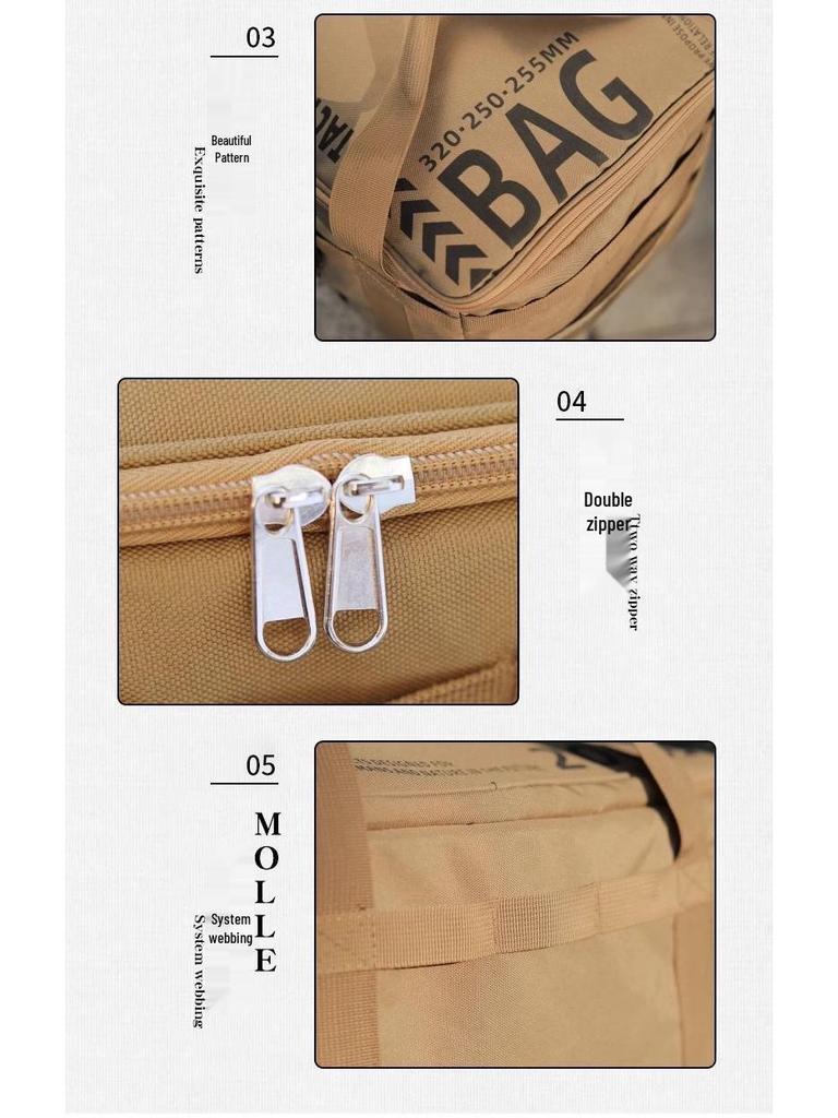 Large Capacity Multifunctional Outdoor Storage Bag: Tactical, Folding Box for Camping Gear, Car Equipment & Mess Kit