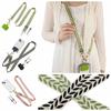 Adjustable Phone Antilost Lanyard Pearl Pendant Cell Phone Lanyard  Phone Accessories