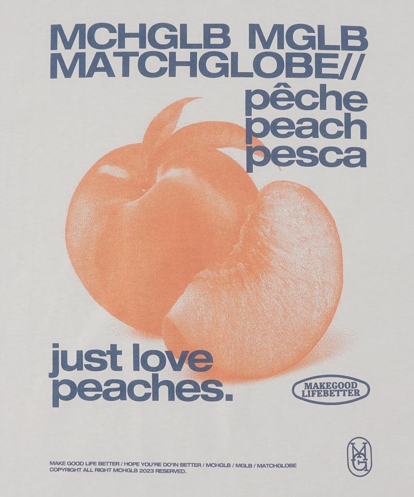 MATCHGLOBE Peaches Oversized Tee (Beige)