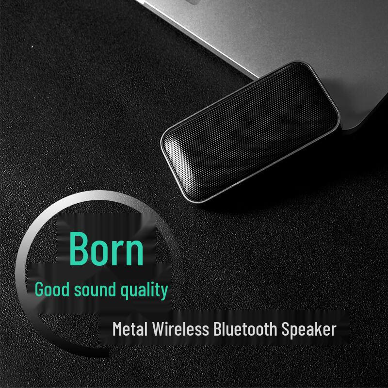 

Compact Metal Portable Bluetooth Speaker