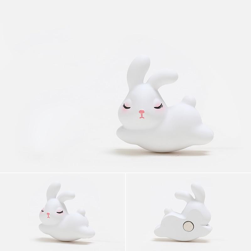 Little Rabbit Refrigerator Magnet Cartoon Cute 3D Magnet Sticker Refrigerator Home Decoration Accessories Po Wall