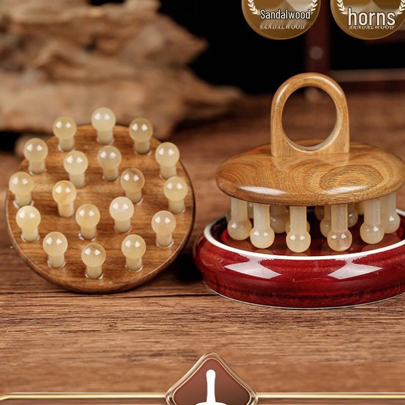 

Green Sandalwood Head Massage Comb
