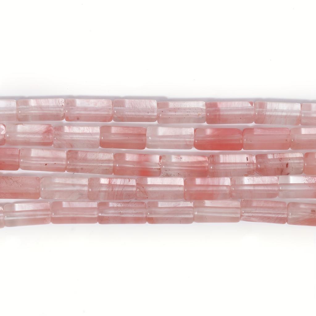 1 filo/sacchetto 9x4mm cilindrico nodo di bambù tubo tondo opale giada perline di pietra sciolte per realizzare collane e braccialetti fatti a mano fai da te