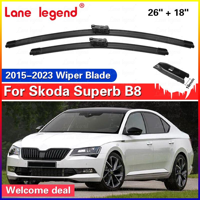 

For Skoda Superb B8 3V Combi 2015 - 1set Front Windshield Wiper Blades Windscreen Wipers 2016 2017 2018 Accessories Skoda Superb