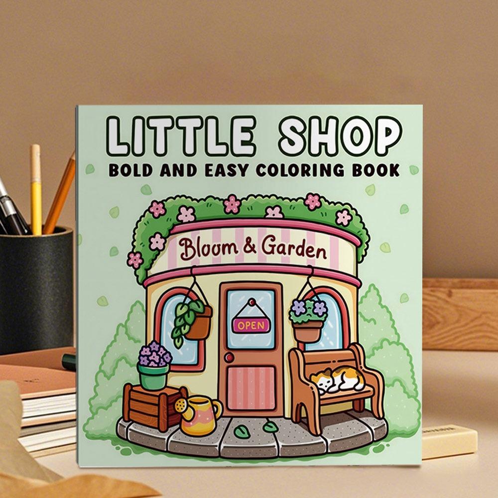 Stress Relief Graffiti Painting Book Cartoon Paperback Montessori Drawing Toy  for Adults And Teens