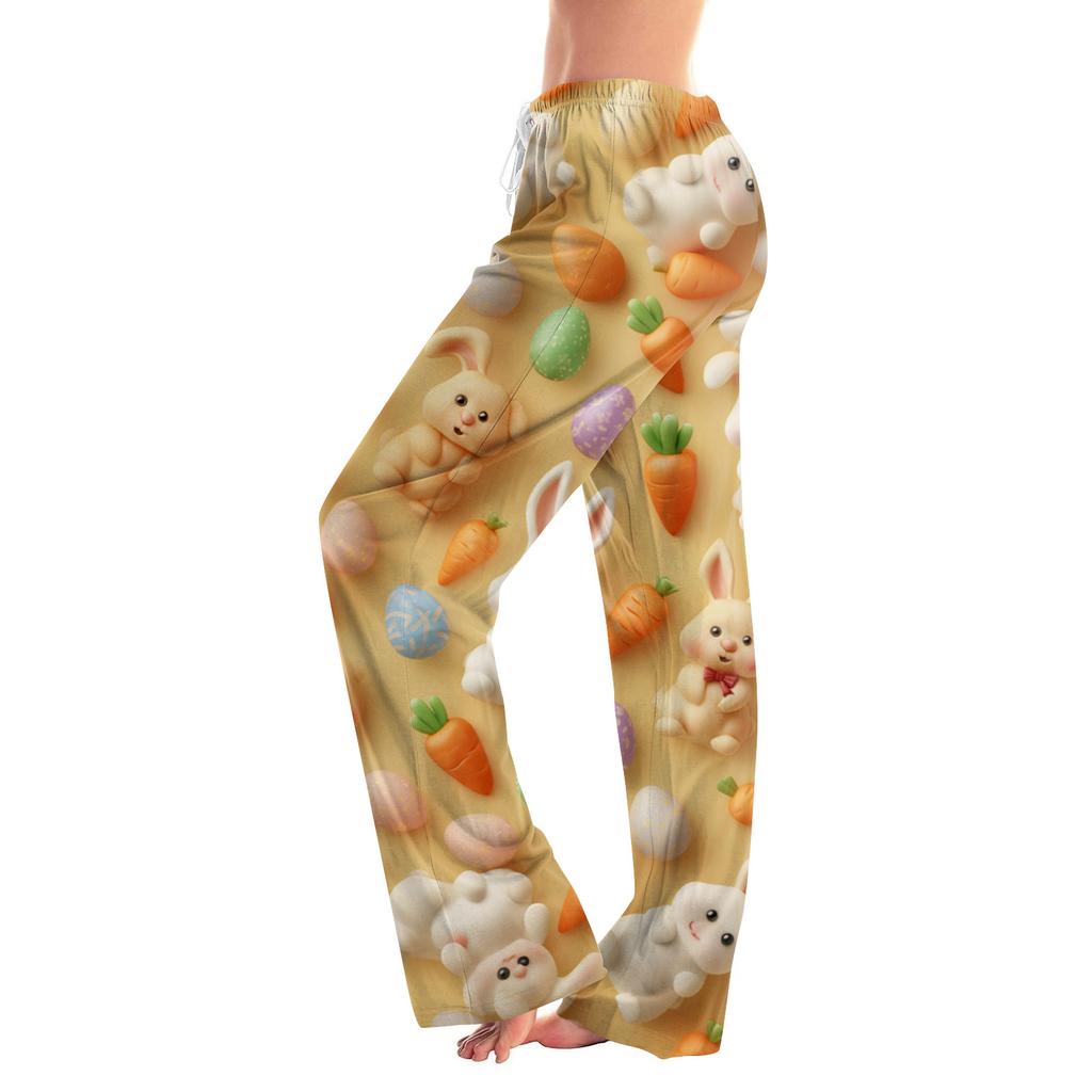 Dámské Módní Volné Ležérní Tištěné Ležérní Kalhoty