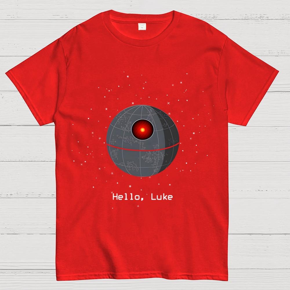 Hello Luke Unisex 100% Cotton Summer Casual Cool Loose T-Shirt