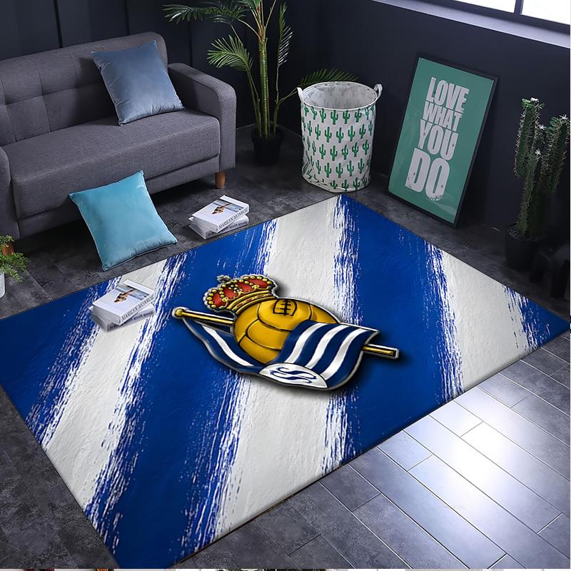 1PC rug Crown And Soccer Ball Sociedad Carpet, Chair Rug,Area Rug for Office Bedroom living rooms bedroom, Doormat decor Christmas fan gifts