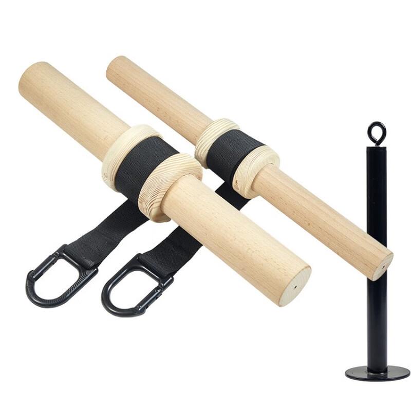 Longchan Solid Wood Forearm and Wrist Roller Trainer