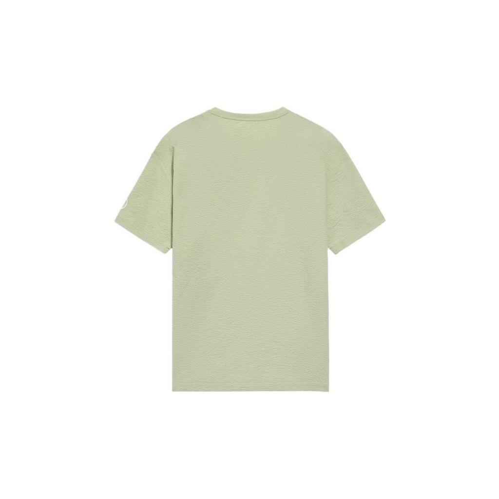 Li-Ning Antibacterial UV Protection Round Neck Pullover Letter Short Sleeve T-Shirt Unisex Tops ATSS417-5