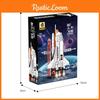 Space Shuttle Building Blocks Set With Abs Plastic For Creative Kids And Educational Play