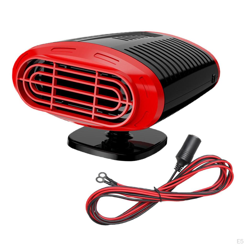 Car Heater 0W Trailer Auto Windshield Truck Demister Defogger Cig Plug Clear Driving Sight Fast