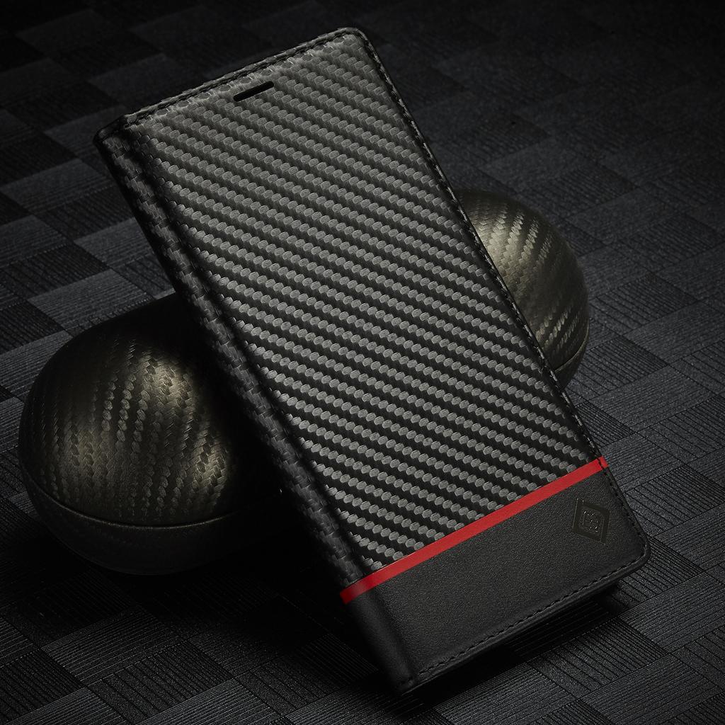 Case for IPhone 16 Pro Max 17 Air 16E 15 Plus 14 Pro 13 12 Mini 11 Xs XR X 7 8 SE 3 Carbon Fiber Pu Leather Card Holder Wallet