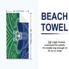 New Zealand Warriors Print Beach Towel, Large Soft Quick Dry Towel for Beach Camping Swimming