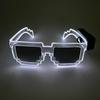 Gift Plastic Mosaic Luminous Glasses Wireless Party Supplies EL Glasses Fun LED Fluorescent Sunglasses