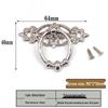 Retro Zinc Alloy Drawer Pulls: Small Wooden Box & Cabinet Ring In New Chinese Style