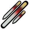 Set of 3 Rainbow Crystal Nail Files, Hand Made of Czech Tempered Glass R-BMS
