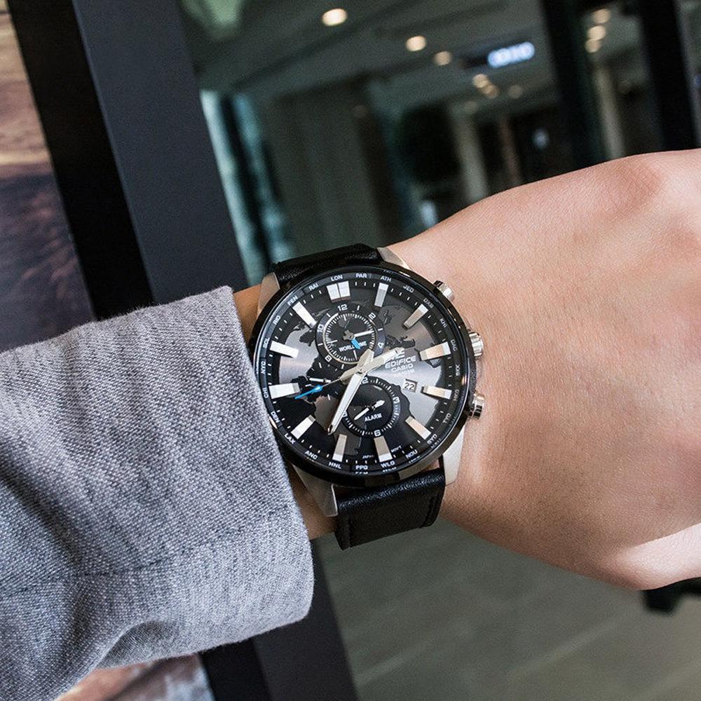Casio Men EDIFICE Black Watch EFR-303L-1A EFR-303L-1A