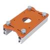 Wood Trimmer Base 2 In 1 Wood Router Base Slotting Bracket for Trimmers Inner Diameter 65mm Wood Thickness Range 0 5cm