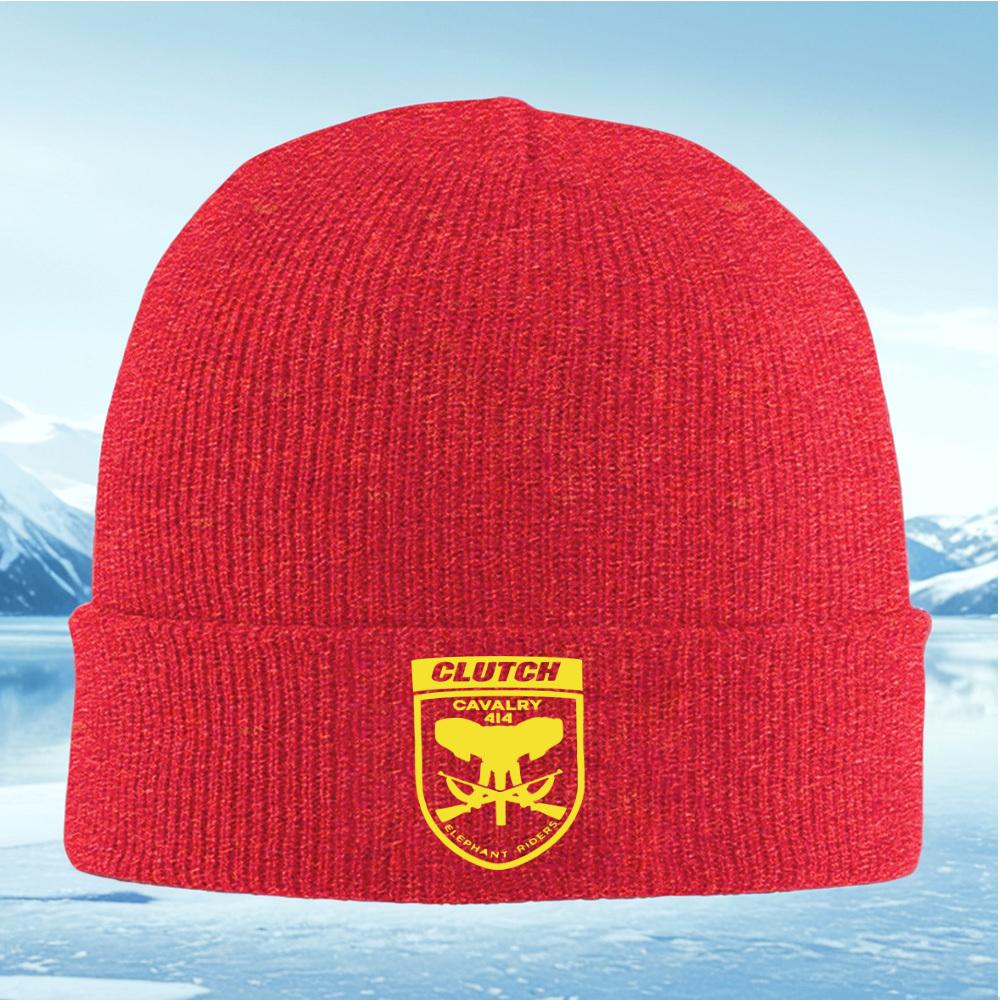 Elephantgunsriderscavalryand clutch Men Women Unisex Knitted Hat Beanie Pullover Cap Winter Thermal Warm Christmas Outdoor C