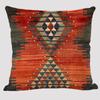 Cuscini in Lino con Fantasie Bohémien Multicolori Stampa Geometrica Etnica Astratta Federe per Cuscini Decorativi Cuscino per Divano del Soggiorno