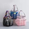8Pocket Mesh Toiletry Bag Hanging Waterproof Bathroom Shower Bag Beach College Dorm Hanging Shower Organizer Portable Travel Bag