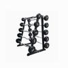 BOSHILI Fixed Rubber-Coated Barbell Set