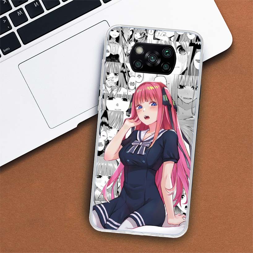 

Nino Nakano Anime Phone Case For Xiaomi Poco F7 Ultra X7 X6 Pro X5 Redmi 15 15C 13 13C 12 12C 10 10A 10C 9 9A 9C 9T Shell Poco X Xiaomi Poco X5