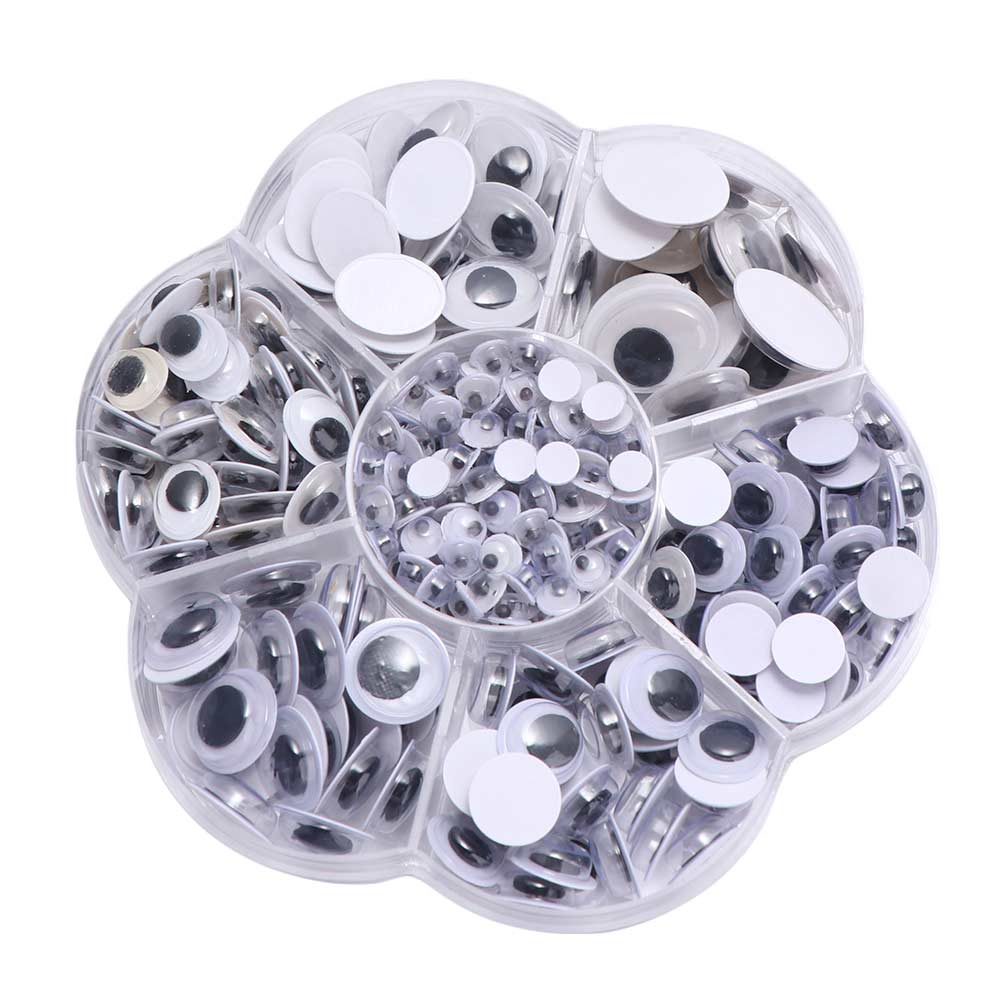 Crafting Doll Self-adhesive Moving Eyes Self-Adhesive Wiggle Eyes Plush Toys Eyes Plush Toys Eyes