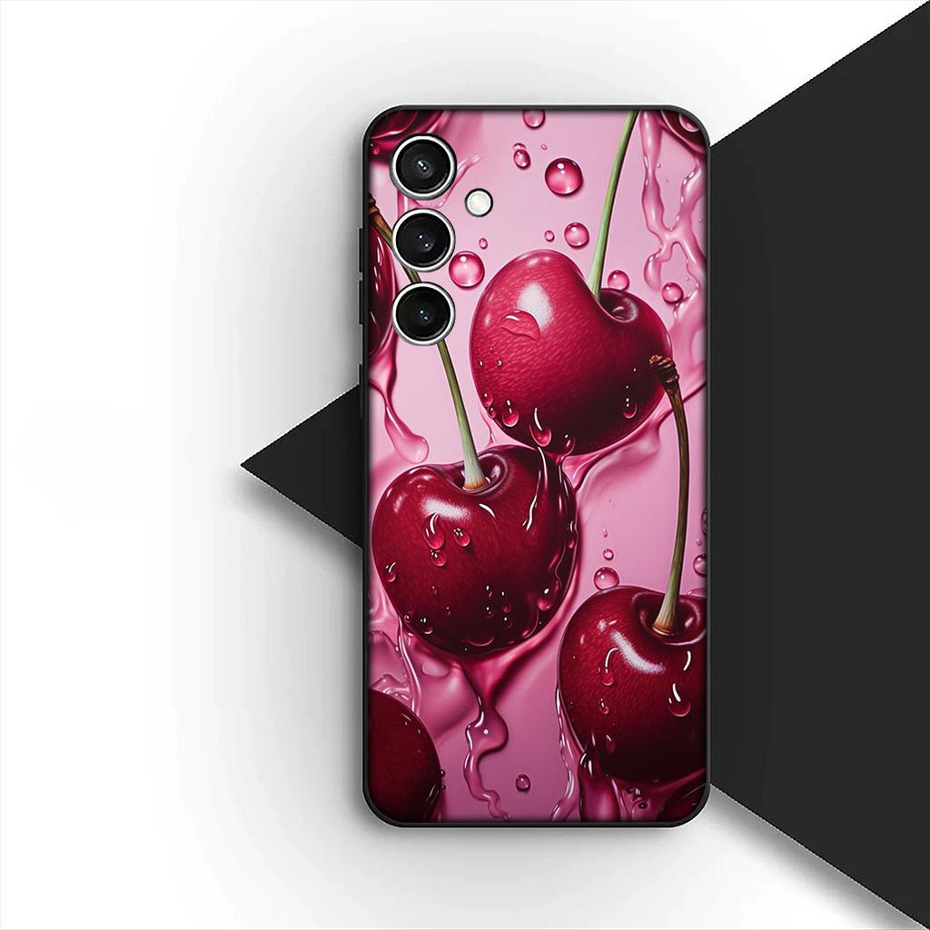 Cover for Xiaomi Poco C75 C65 C85 X7 X6 M8 F7 F8 Ultra F6 Pro Casing Phone Case Cherry Fruit Summer Strawberry Cherries
