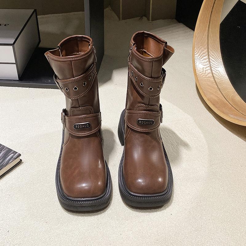 

Maillard Boots Western Cowboy Knight Women s Boots Women s Autumn 2025 New Summer Martin Boots Medium Boots Short Boots 40