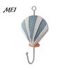 Wall Hooks for Clothes Wooden Hook, Mediterranean Style Decorative Coat Sturdy Creative Hook Durable Hanger Home Decor Keys Umbrellas Scarves